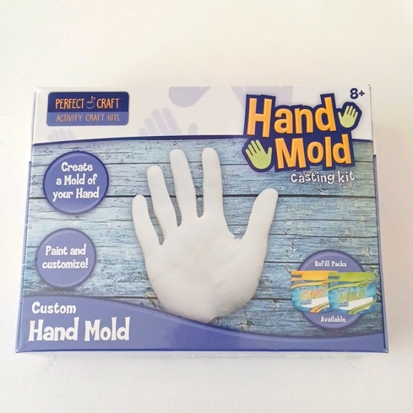 skullduggery Art New In Plastic Hand Mold Casting Kit Custom Hand